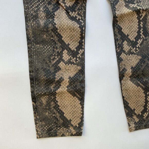 Guess Women’s Sexy Curve Mid Rise Skinny Jeans Make Printed Cropped Leg Size 25 - Picture 3 of 11